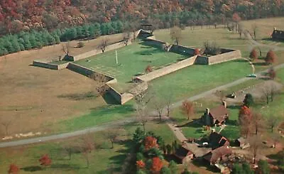 Vintage Postcard 1956 Aerial View Of Old Fort Frederick Hancock Maryland MD • $8.08