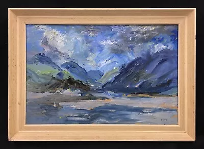 20th Century English School Oil On Board Scottish Landscape Painting. Signed • £25