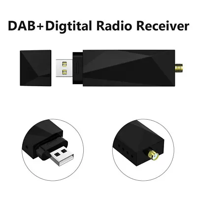 UK USB DAB+ Digital Radio Tuner Dongle Receiver For Android Car Stereo Head Unit • £24.78