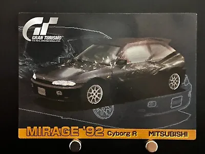 MIRAGE 92 Cyborg R MITSUBISHI Gran Turismo Hint Card Japanese Game SONY • $12.05