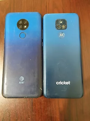 Lot Of 2 Motorola Moto G Play (2021) 32GB Misty Blue For Parts • $19