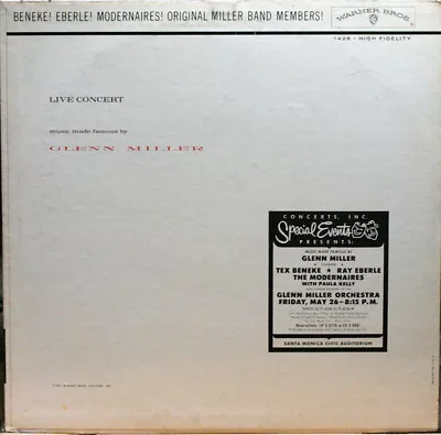 BENEKE! EBERLE! MODERNAIRES! Music Made Famous By Glenn Miller SWING 1961 33RPM • $17.99