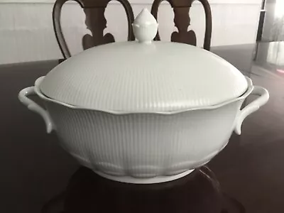 VTG Kaiser Romantica All White Oval Soup Tureen And Lid West Germany 13.25  Long • $58.32