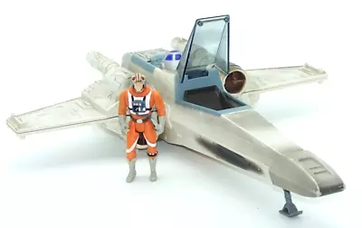 1995 Star Wars X-Wing Fighter & Luke Skywalker The Power Of The Force Tonka POF • $34.99