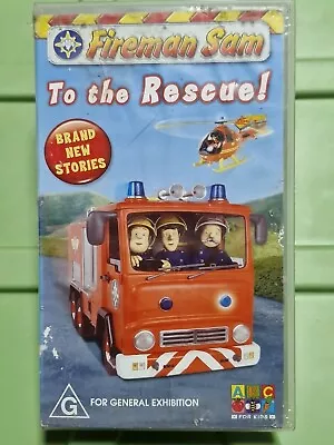 Fireman Sam To The Rescue Vhs Rare Watched Works Great • $27