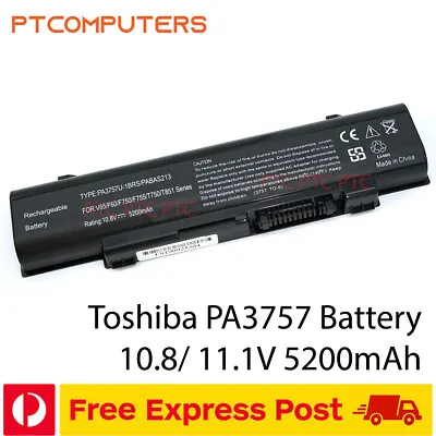 Toshiba Laptop Battery PA3757U-1BRS For Qosmio F60-10H F60-10J F60-10U F60-10W • $48.85