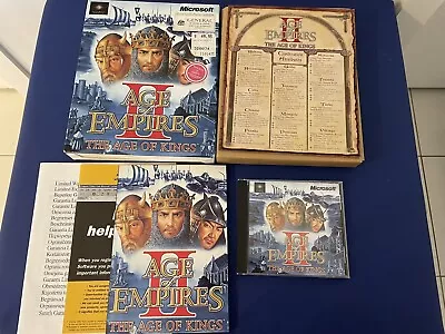 Age Of Empires 2 (II) The Age Of Kings *No Game Disc* - All Inserts  - PC • $55