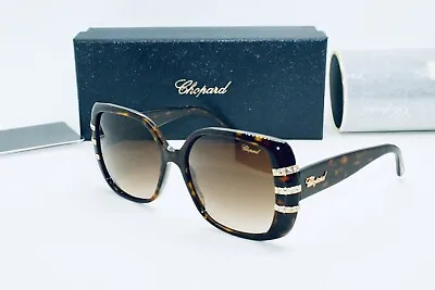£350 • Buy Brand New Large Ladies Chopard Sunglasses Model SCH111S With Chopard Case