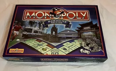 Monopoly Manchester Edition Family Board Game - New Not Sealed 1998 Collectible • £24.99