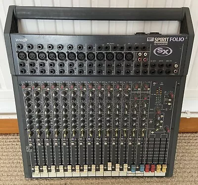 Soundcraft Spirit Folio Mixing Desk Dubstep Memorabilia • £130