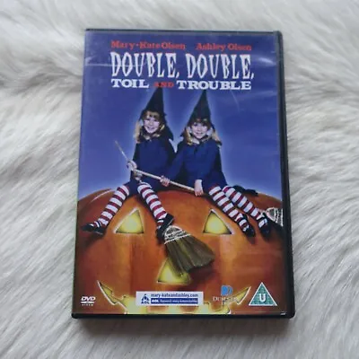 OLSEN TWINS Dvd Double Double Toil And Trouble Dvd Mary Kate Olsen Ashley Olsen • £32.50
