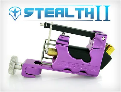 STEALTH Ver. 2 Rotary Tattoo Machine Motor Liner Shader Bearings RCA Case PURPLE • $49.99