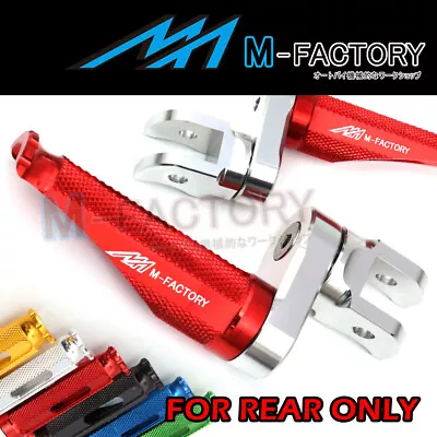 CNC 25mm Lower Red Rear Foot Pegs SHINOBI For Kawasaki ZRX 1200 S R 02-09 08 • $83.50