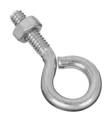 National Hardware N221-085 80 Lbs. Capacity Zinc Eye Bolt 1/4x2 In. (Pack Of 20) • $16.74