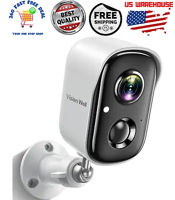 Camara Seguridad Inalambrica Casa Exterior Deteccion Movimiento Vision Nocturno • $137.69