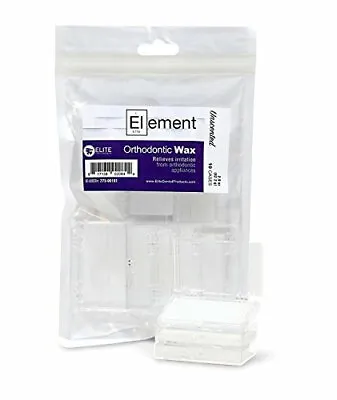 $12.73 • Buy 10 Pack Orthodontic WAX For BRACES Irritation - WHITE/UNSCENTED - Dental Relief