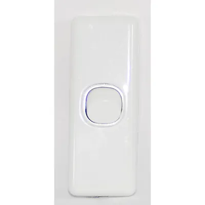 £6.16 • Buy 1 Gang Architrave Light Switch Single White Electrical Narrow Arc Slim Arcy