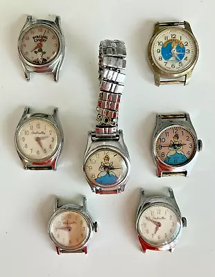 Vintage Cinderella Manual Wind Mechanical Watches 1 Hopalong Cassidy (Lot Of 7) • $19.99