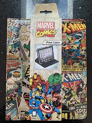 Apple Ipad Tablet Marvel Comic Strip Style Printed Case Sleeve Stand New Sealed • £15