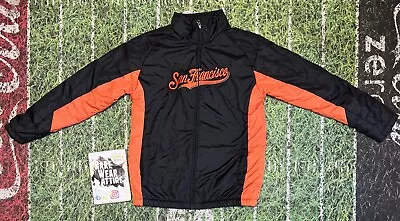 Vintage Majestic Baseball San Francisco Giants Dugout Jacket Mlb Kid M 6266 • $26.70