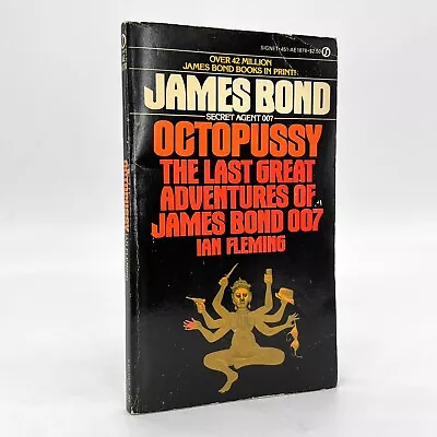 James Bond Octopussy By Ian Fleming Paperback 1967 2nd / 1st Signet Printing 007 • $18.95