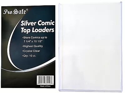 20 SILVER AGE Comic Top Loaders 7 1/4  X 10 1/2  2 Packs Comic Book TOPLOADERS • $39.88