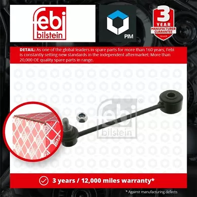 Anti Roll Bar Link Fits VW BORA 1J2 1J6 1.9D Rear Left Or Right 98 To 05 Febi • $13.85