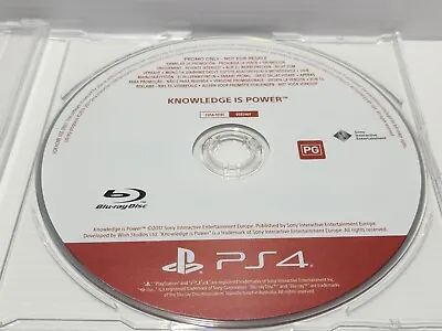 Knowledge Is Power: PlayStation 4 PS4 Game Promotional Media Disc Mint Condition • $6.45