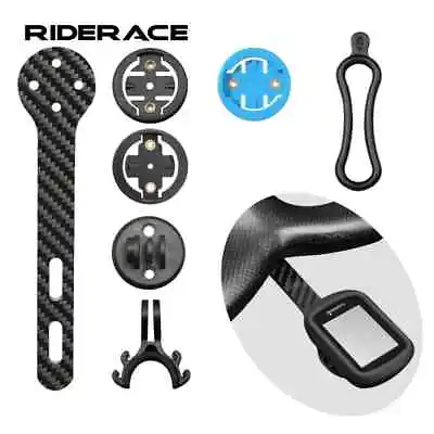 Bicycle Computer Holder Carbon Fiber Road Bike GPS Mount Cycling Stopwatch Rack • $6.99