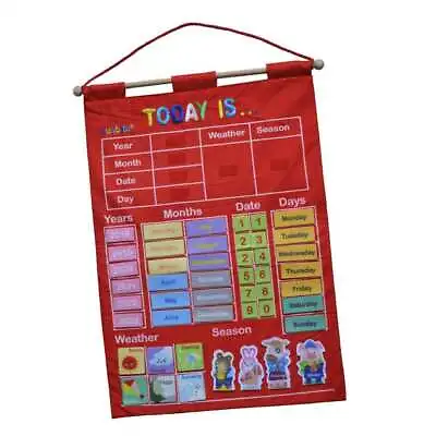 My Calendar Fabric Wall Hanging Seasonal And Letter Learning Toys • £16.52