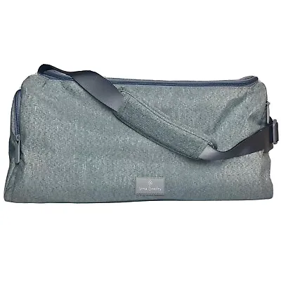 Vera Bradley Lighten Up Active Duffel Travel Gym Bag Medium Heather Grey • $99