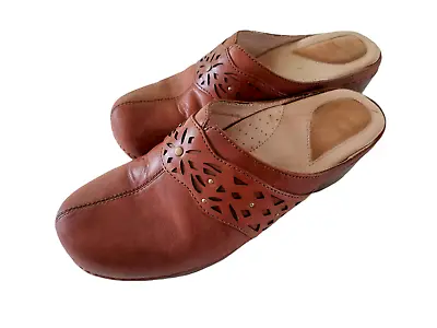 $39.99 • Buy DANSKO Shyanne Women's Brown Leather Clog Shoes Size EU 40
