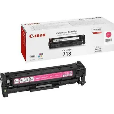 Genuine Canon 718 Magenta TOner Cartridge LBP7200C 7660 7680 8330 A- VAT Inc • £79.89