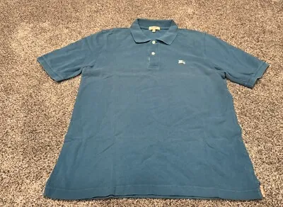 Burberry London Classic Fit Blue Polo Medium  • $29.99