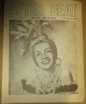 After Beat - Music Of 20s 30s + 40s 1971 Carmen Miranda On Cover 20 Pages • $15.95