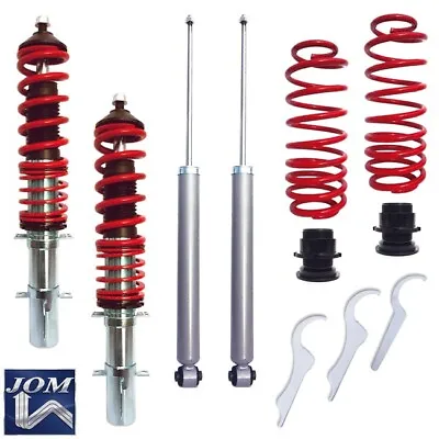 JOM VW Golf Jetta MK4 4 Euro Height Adjustable Coilover Suspension Lowering Kit- • $329.90