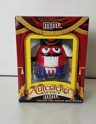 Nutcracker Sweet Red M&M'S Chocolate Candy Dispenser MINT IN BOX • $29.99