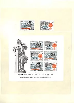 [OP215] Monaco Lot Of Stamps On 12 Pages • $3