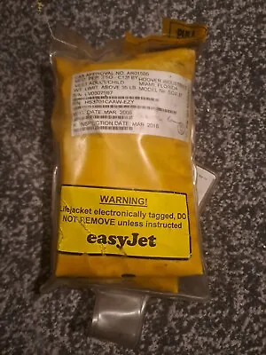 Easyjet Life Jacket Sealed Collectable Rare 2016 • £20