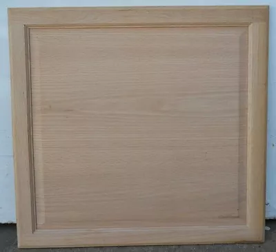 23 13/16 X 25 1/8 Unfinished Oak Raised Panel Regular Edge Door Kitchen Cabinet • $25