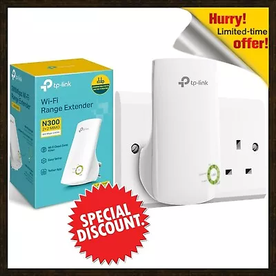 TP-Link WiFi Range Extender Internet Signal Booster Wireless Repeater Universal • £12.95