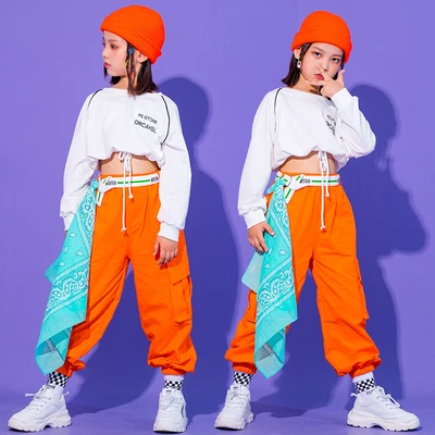 £16.66 • Buy Kids Street Dance Outfit Boys Hip Hop Dance Clothes Girls Performance Costume UK