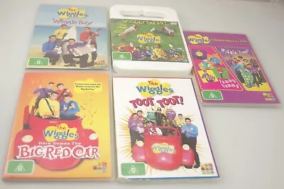 Bundle Bulk Lot Of 5 Original The Wiggles Kid’s Dvd  • $27.99