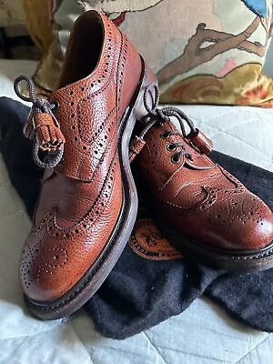 Joseph Cheaney Toast Maisie Brogue Brown Shoes Size 6 Women’s • £78.99