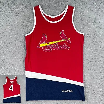 St Louis Cardinals Tank Top Shirt YOUTH XL Yadi Yadier Molina 2022 SGA MLB Boys • $11.99