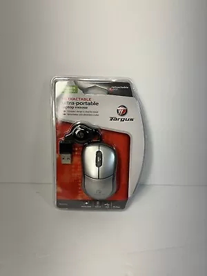 Targus PAUM01U Retractable Cord Ultra-Portable Optical Mouse~PC/Mac~PlugPlay~NEW • $13.99