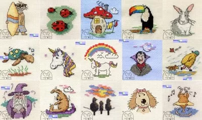 Mouseloft Mini Cross Stitch Kits - Stitchlets - #5 - **15% Off For 3 Or More** • £4.15