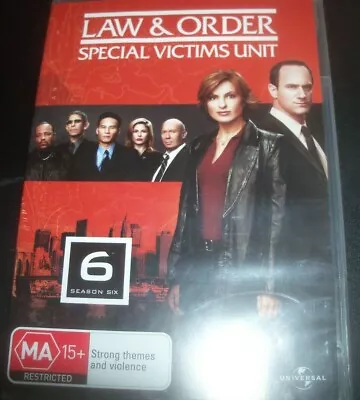 Law & Order Special Victims Unit SVU Season 6 (Australia Region 4) DVD  • $7.82