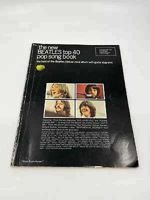 The New Beatles Top 40 Pop Song Book. 1970 VINTAGE • $14.99