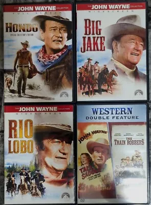 John Wayne DVDs LOT OF 4 Western Movies Assorted Titles • $11.11